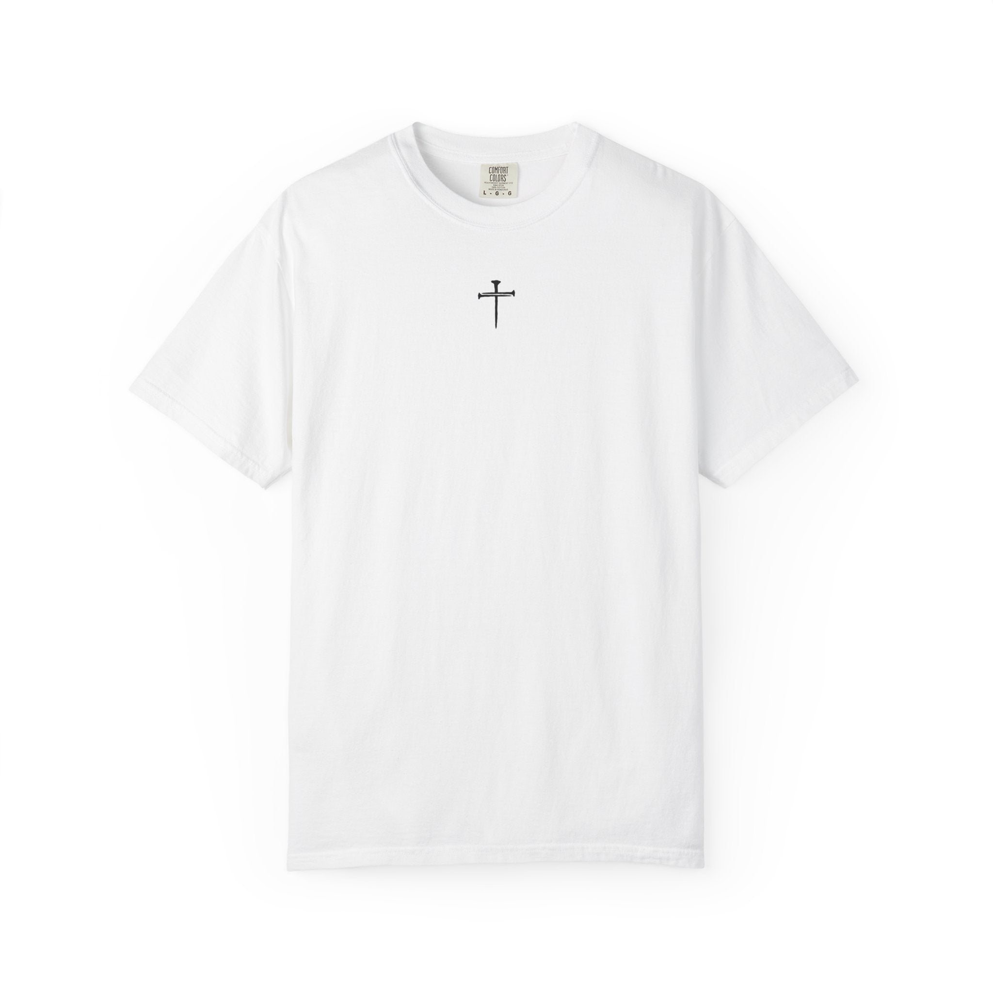 Cross Minimalist T-Shirt — Comfort Colors