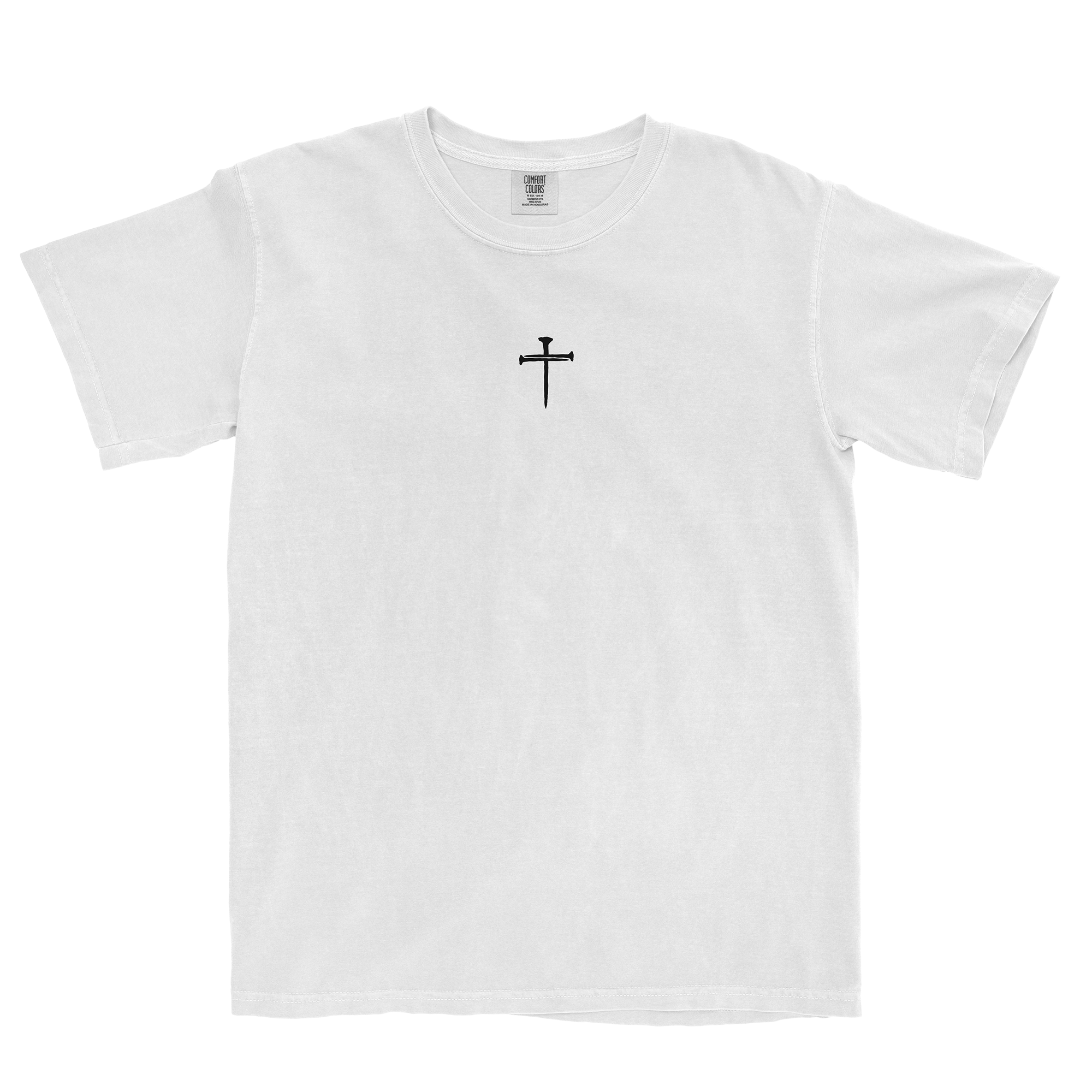 Minimal Cross Tee - Comfort Colors